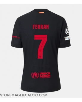 Barcelona Ferran Torres #7 Maglia Gara Trasferta Repliche 2024-25